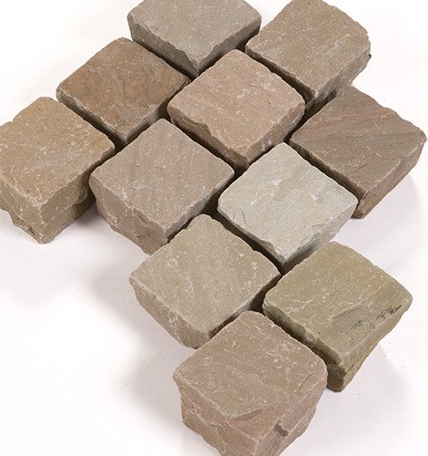 Pflastersteine Sandstein Bolero 10x10x8 cm