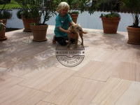 Sandstein Sahara Beige 60x90x3cm veredelt
