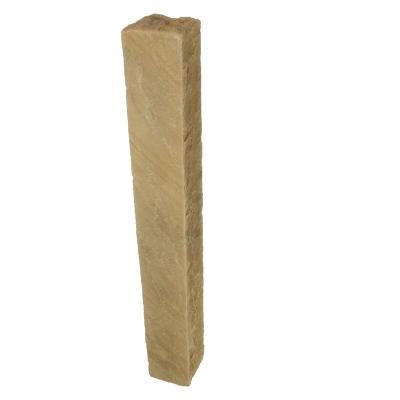 Palisaden Sandstein Sun Yellow 12x12x30 cm – Natürliche Eleganz für Ihren Garten