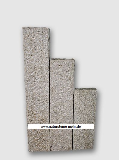 Palisaden Granit Rustica SOL 10x25x100cm