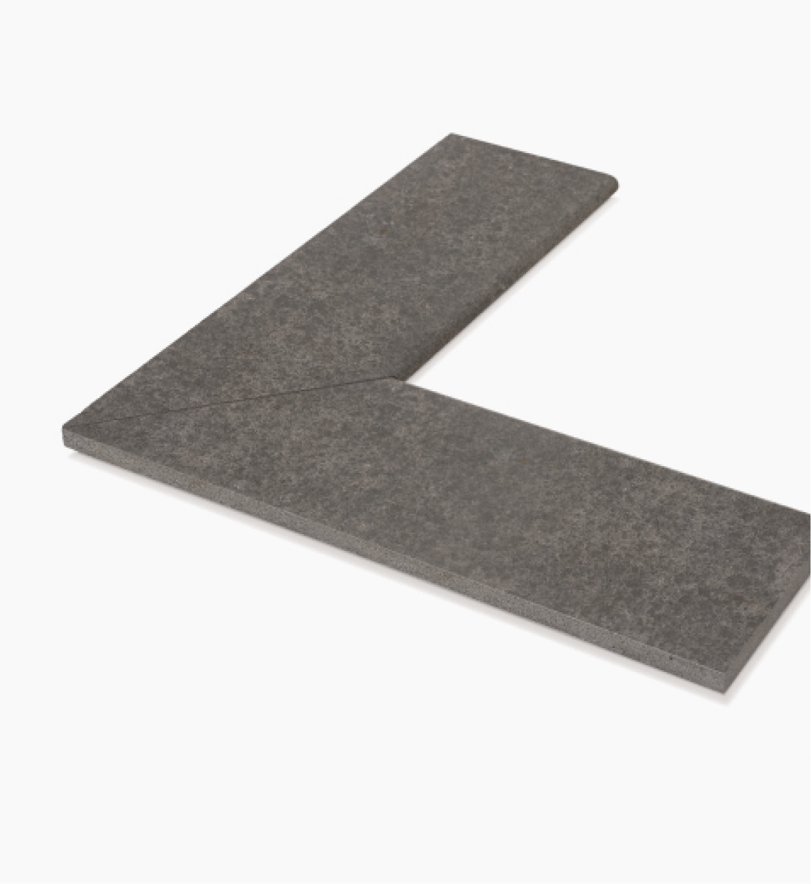 Poolplatte Basalt Sanoku Eckteil 100/100x33/33x3cm