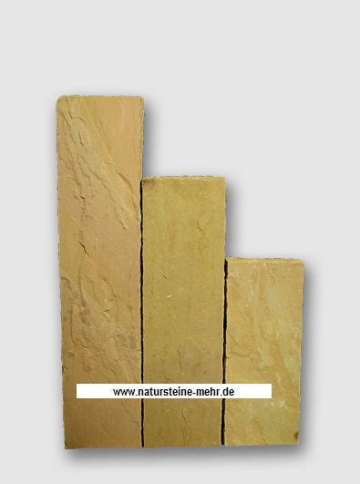 Palisade Sandstein Mandra 7/9x25x125 cm – natürlich, robust & vielseitig