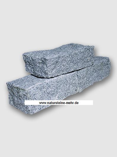 Mauersteine Granit hellgrau 15x20x40cm