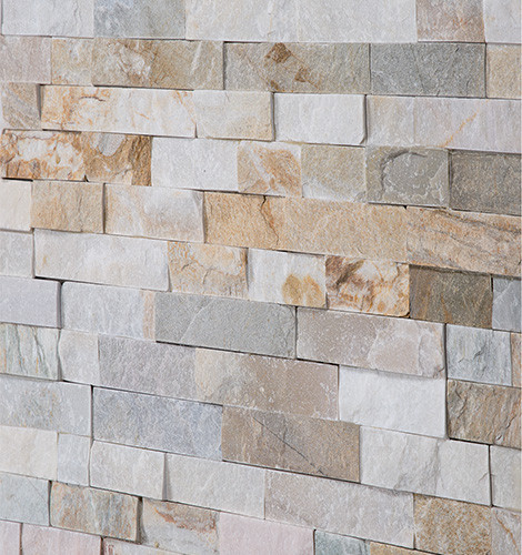Verblender Aurora 55x12x 1,5-2cm gelb grau