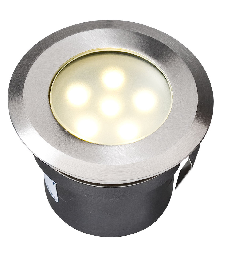 Einbauleuchte Sirius LED 1W Edelstahl 70mm