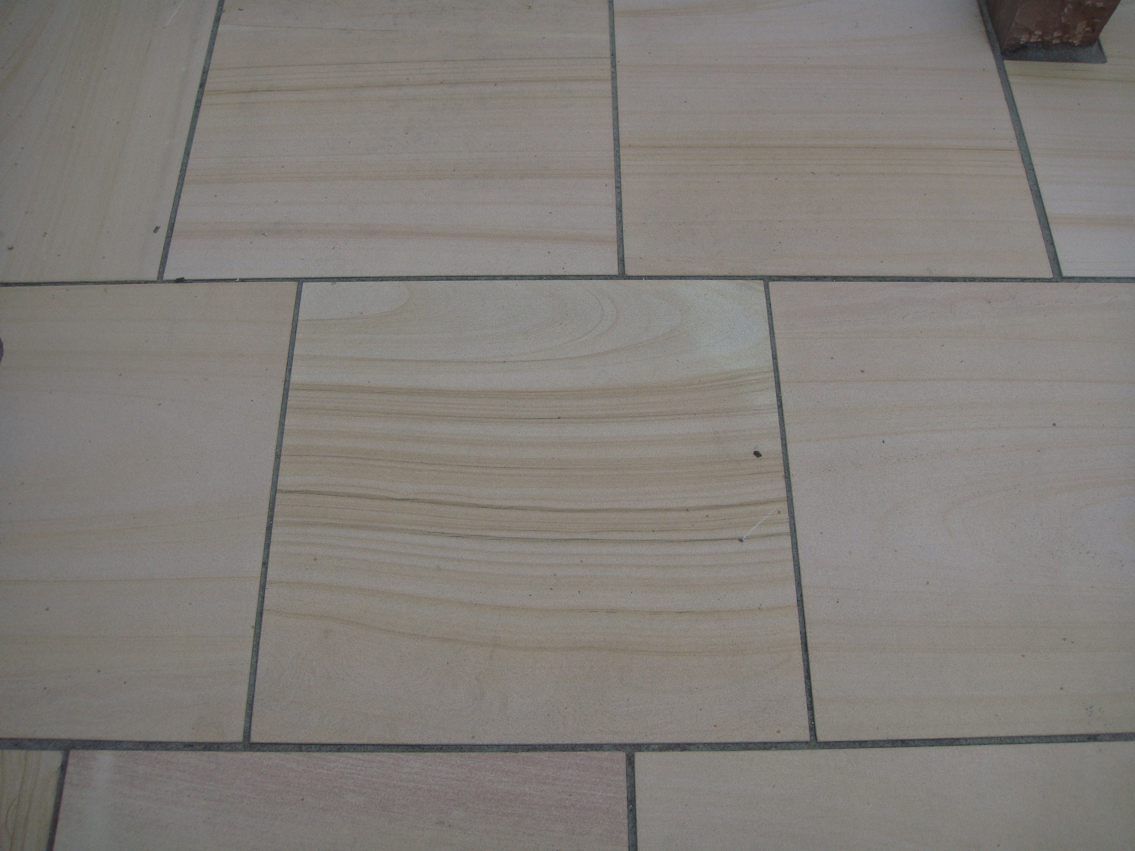 Sandstein Sahara Beige 60x60x3cm veredelt