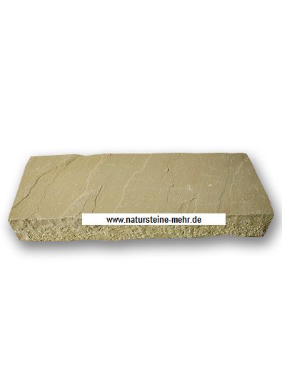 Blockstufe Sandstein Mandra 50x35x15 cm – Stilvolle Naturstein-Treppenstufe