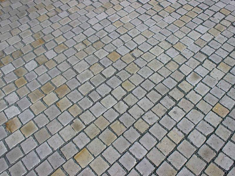 Pflastersteine Obernkirchener Sandstein 6 - 8 cm