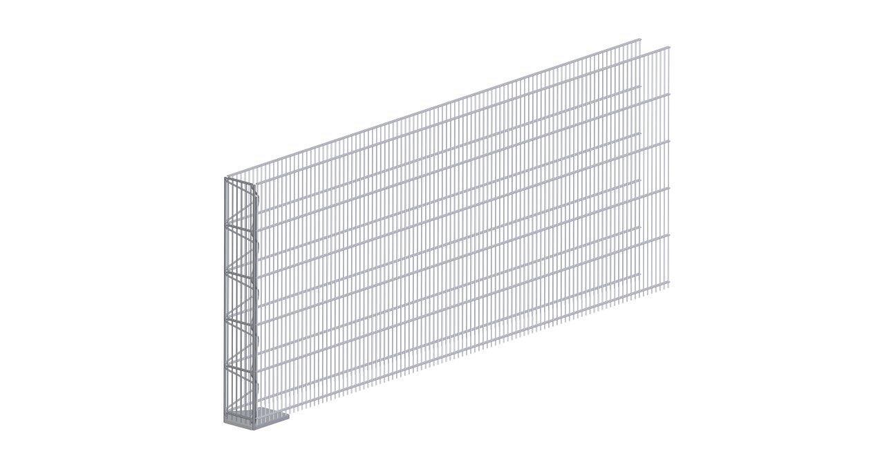 Pergone® 3ks B254xH63x16 cm Grundelement anth.